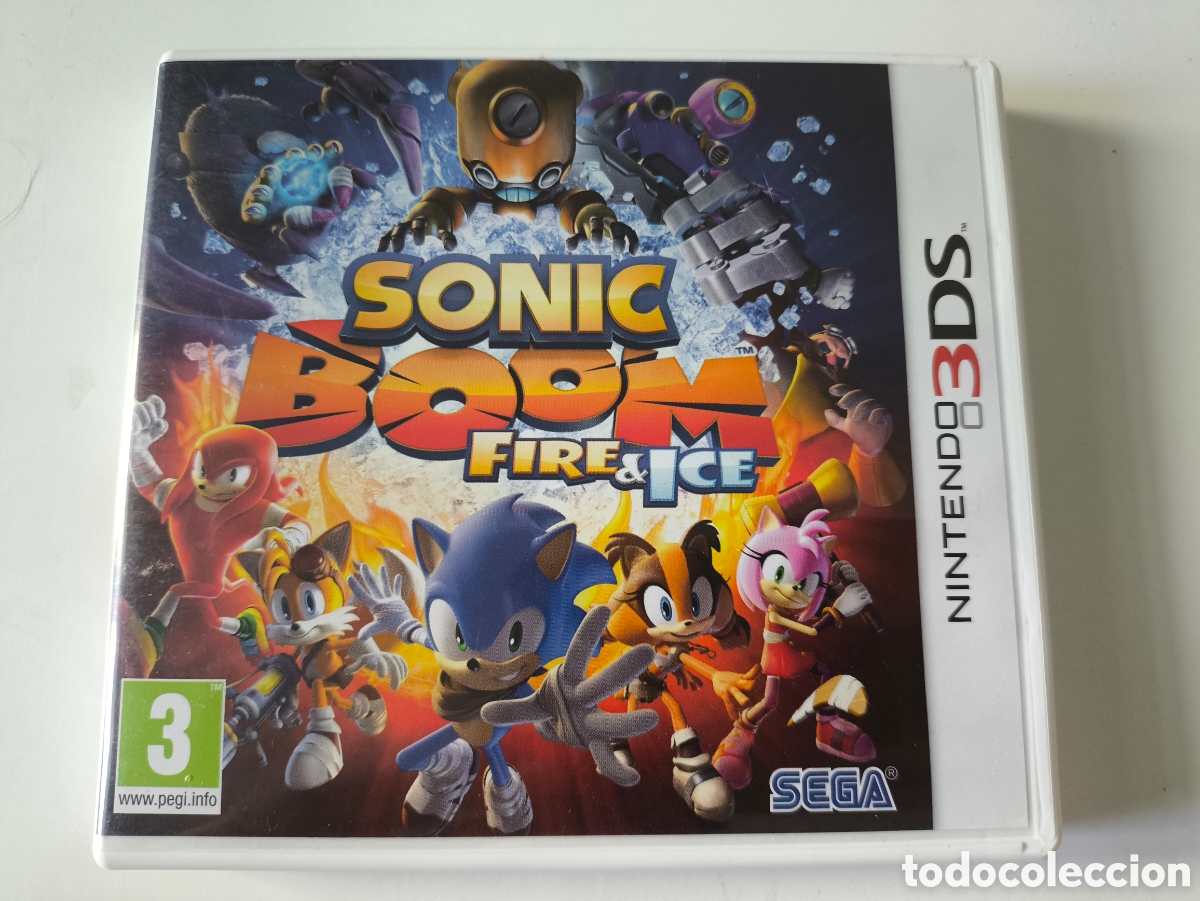 Juego Sonic boom fire & ice Nintendo 3ds pal españa