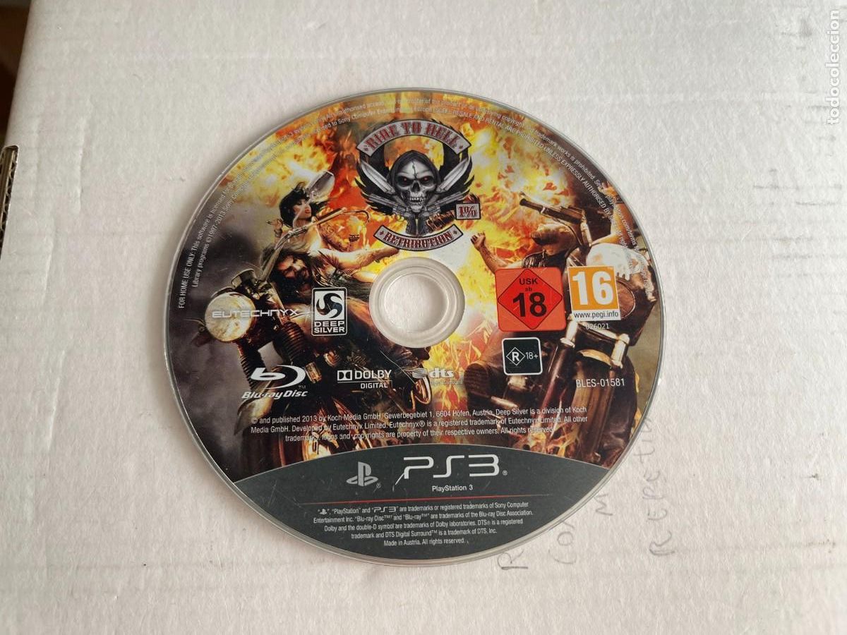 RIDE TO HELL - PS3 PLAYSTATION PLAY STATION KREATEN