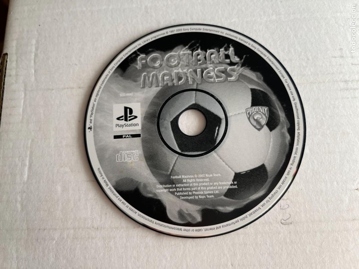 FOOTBALL MADNESS - SOCCER - PSX PS1 PSONE PLAYSTATION 1 PLAY STATION ONE KREATEN