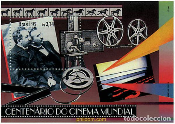 81722 MNH BRASIL 1995 100 AÑOS DE CINE EN EL MUNDO