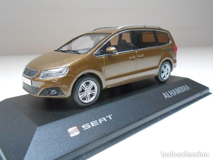 Coche SEAT ALHAMBRA Boal Brown Marrón 1/43 die-cast metal car escala 1:43 monovolumen miniature