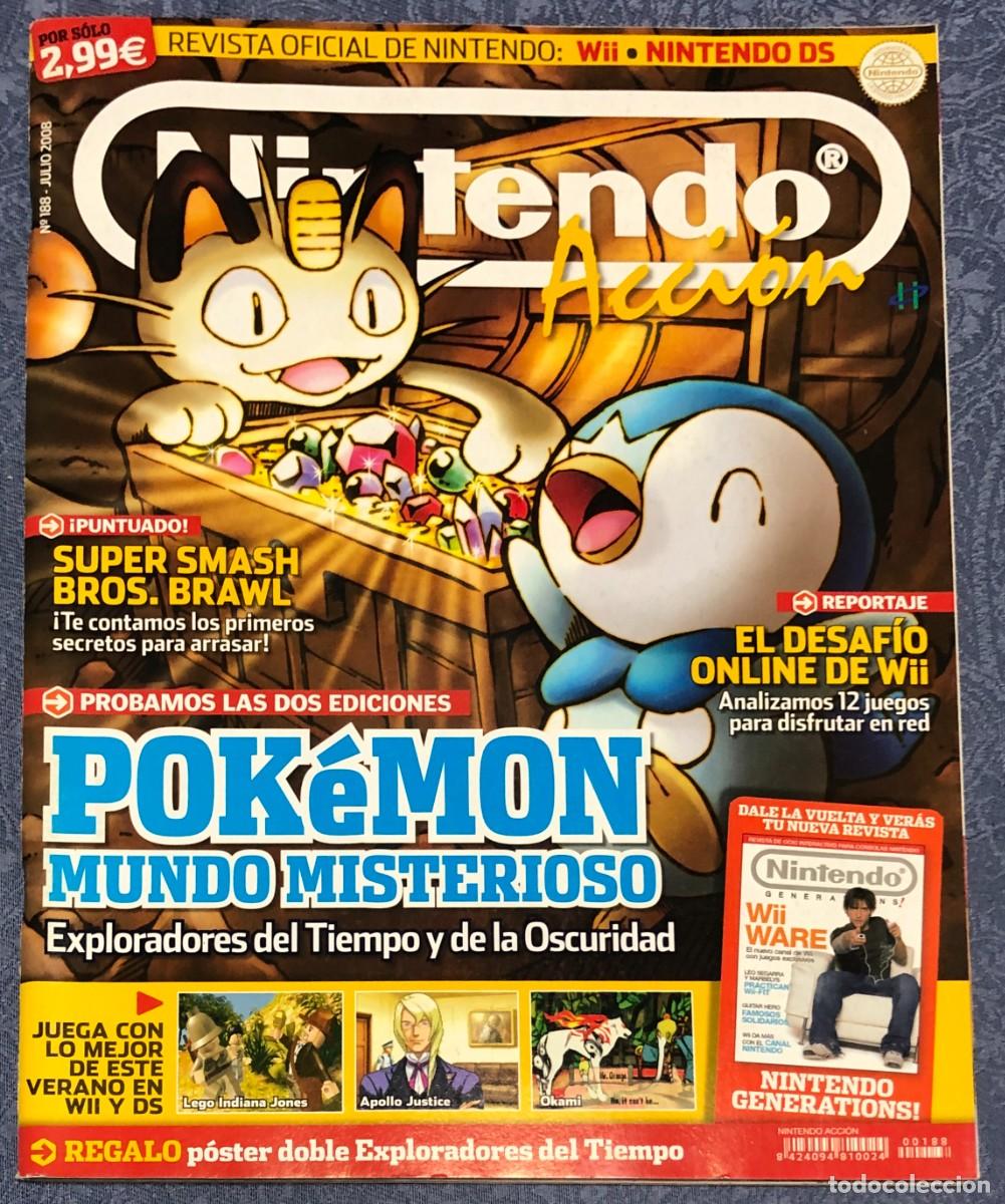 Revista Nintendo Accion 188 Pokemon Super Smash Bros Nintendo Wii Apollo Justice