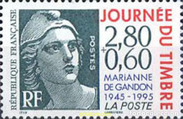 244191 MNH FRANCIA 1995 DIA DEL SELLO