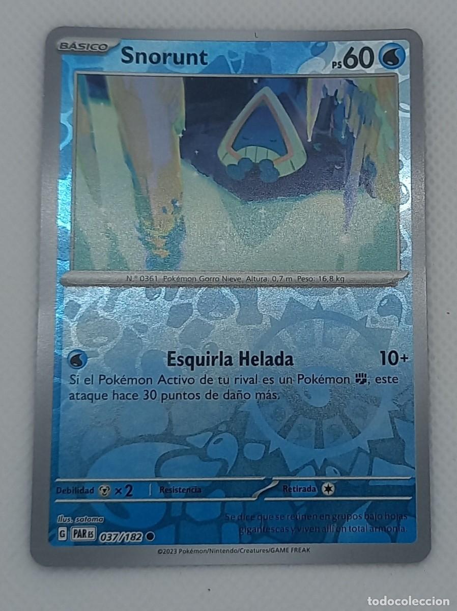 Carta Pokémon - Snorunt 037/182 Reverse Holo - Brecha Paradoja - 2023