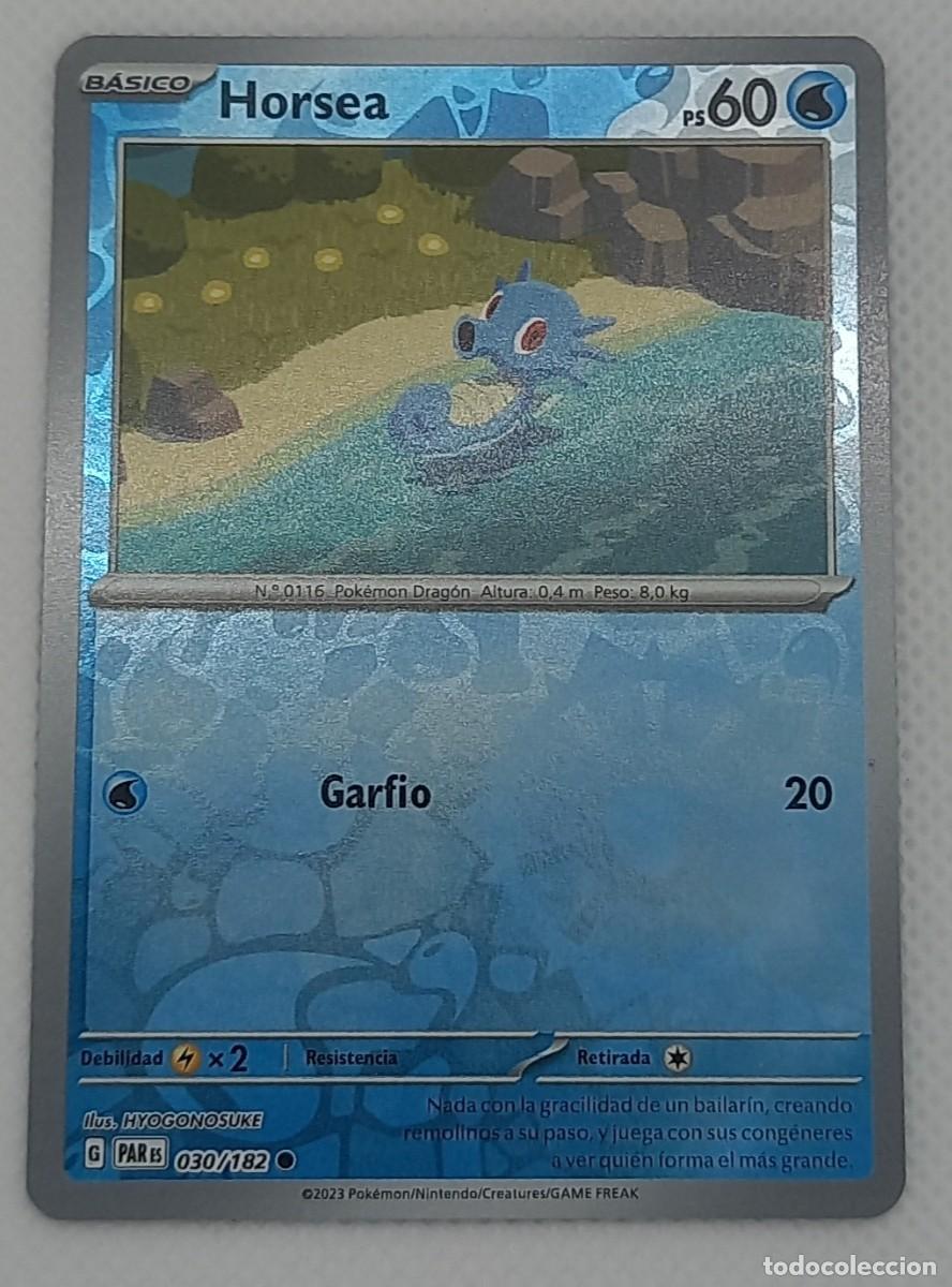 Carta Pokémon - Horsea 030/182 Reverse Holo - Brecha Paradoja - 2023