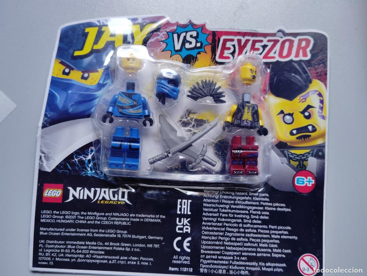 LEGO. ORIGINAL. NINJAGO CON DOS MINIFIGURAS. NUEVO