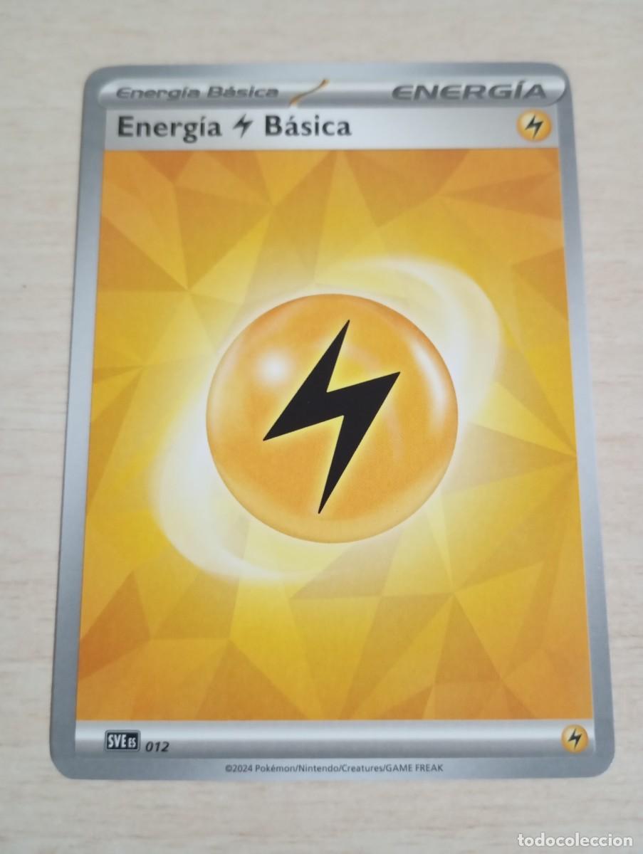 Carta Pokémon energía Básica Original