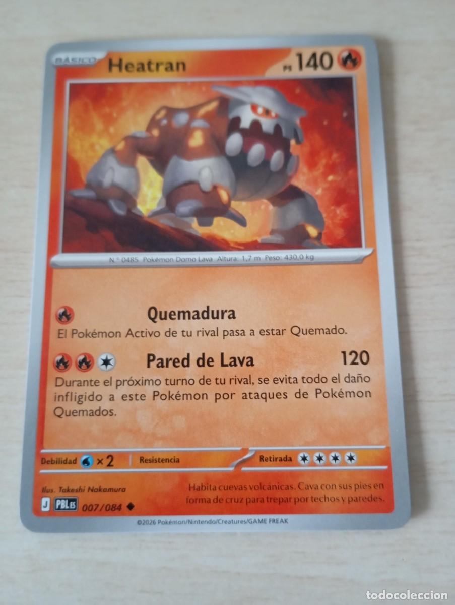 Carta Pokémon Heatran original