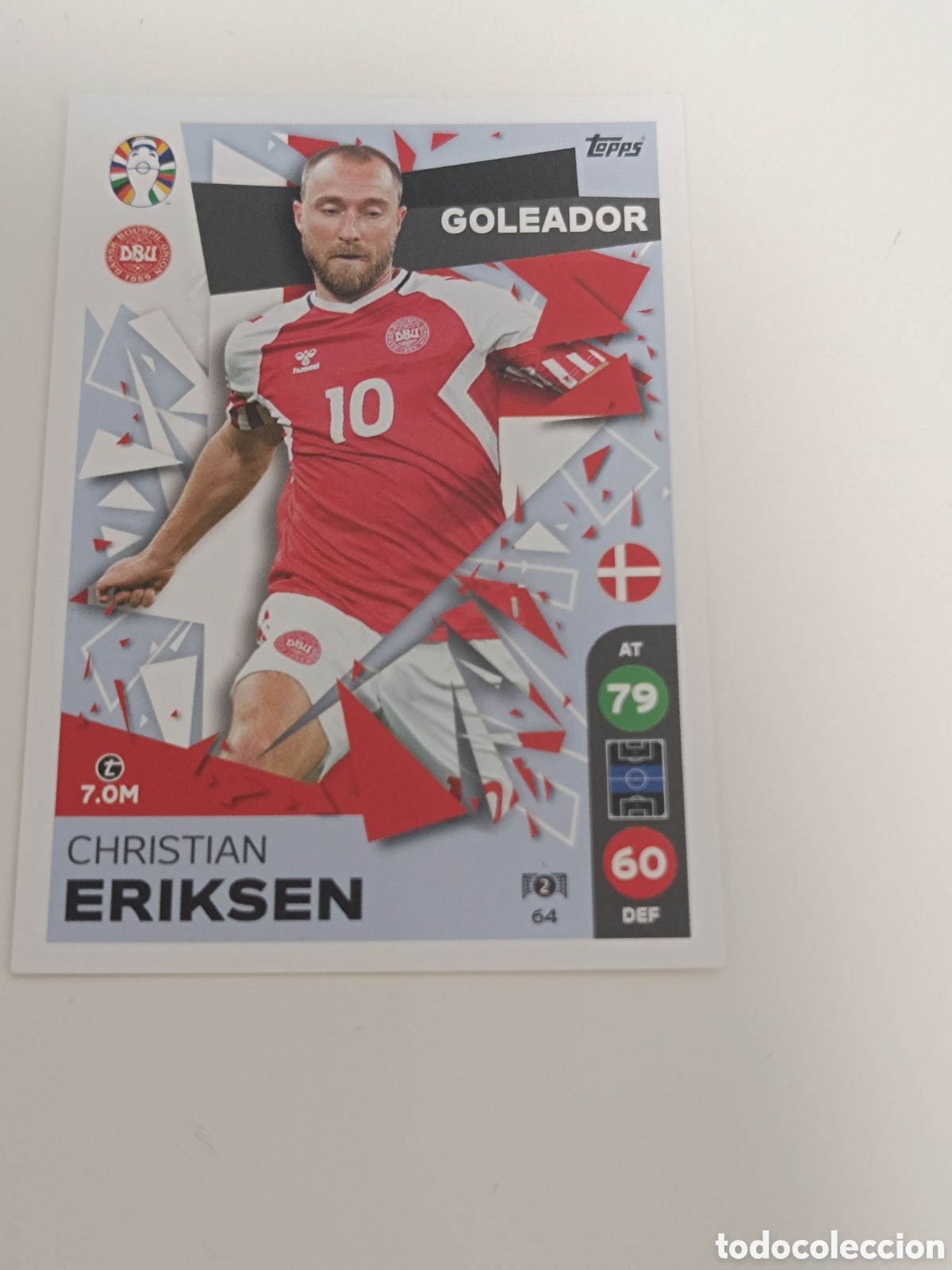 Match attax topps Eurocopa 2024 lidl eriksen 64