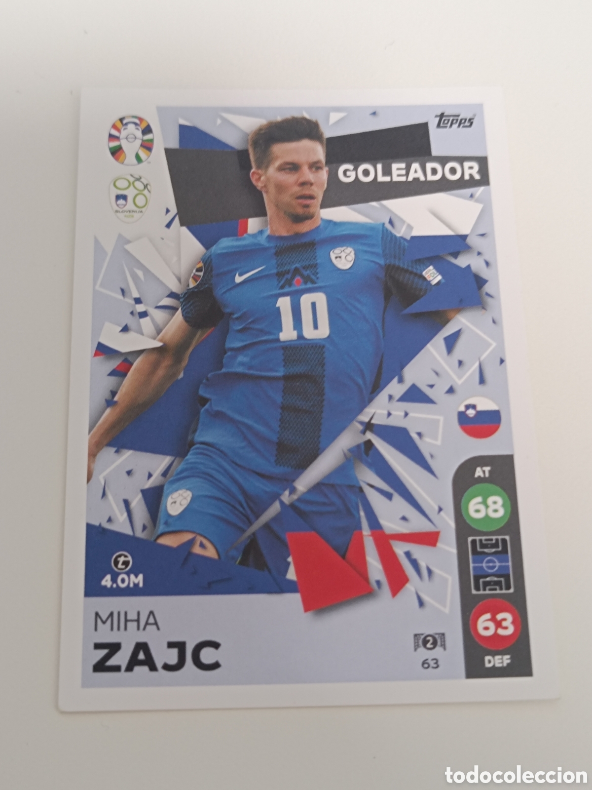 Match attax topps Eurocopa 2024 lidl zajc 63