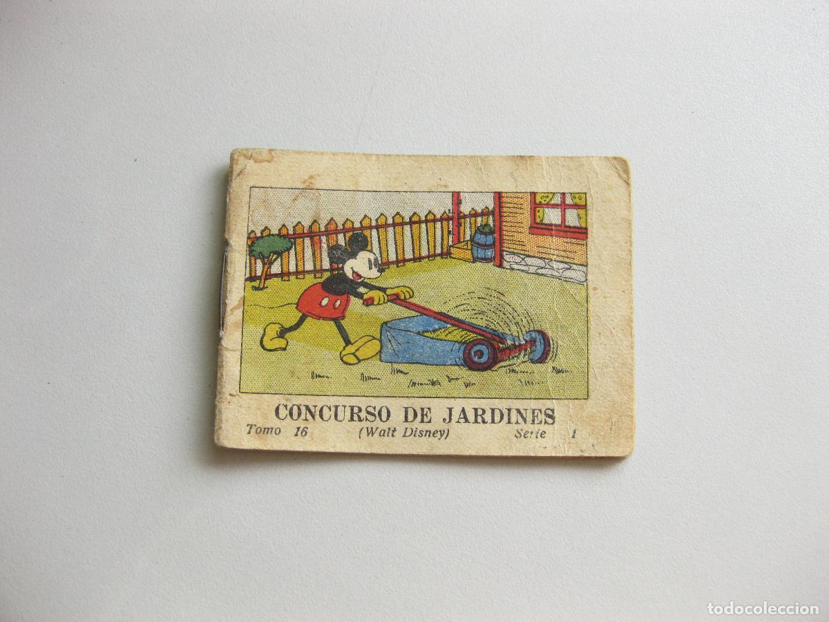CUENTO DE MICKEY MOUSE. CONCURSO DE JARDINES. TOMO Nº 16 SERIE I. EDITORIAL CALLEJA. WALT DISNEY