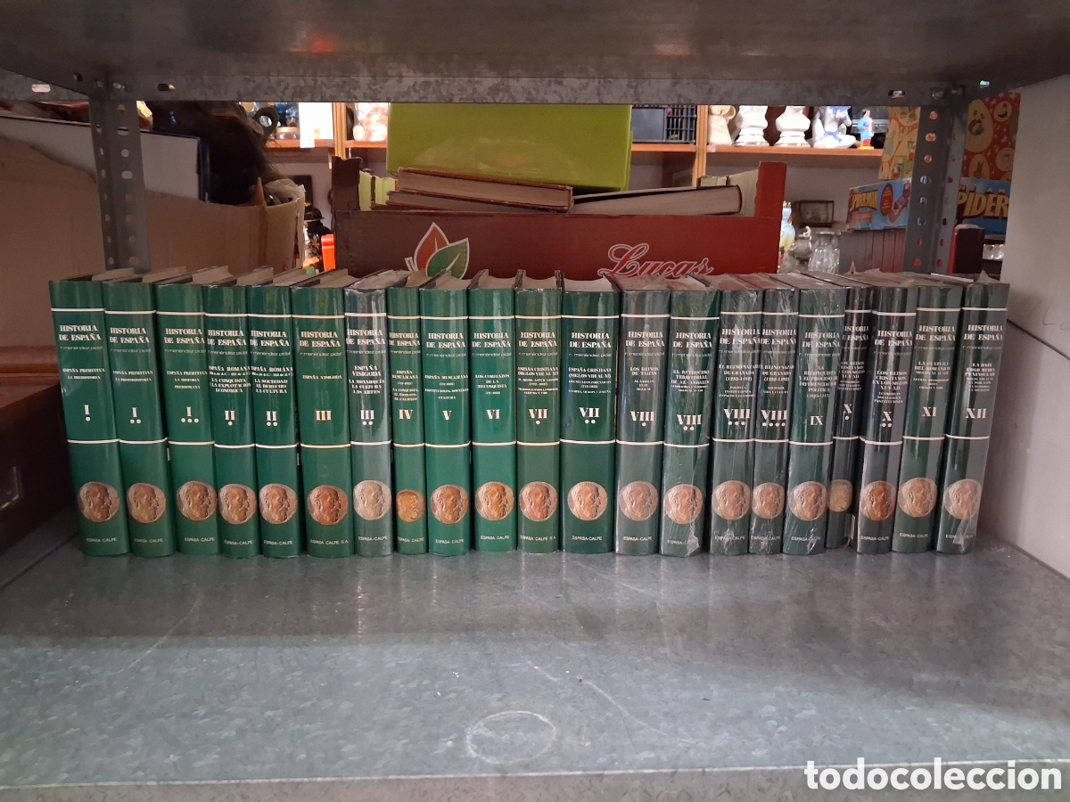 ENCICLOPEDIA CASI COMPLETA 59 VOLUMENES HISTORIA DE ESPAÑA MENENDEZ PIDAL