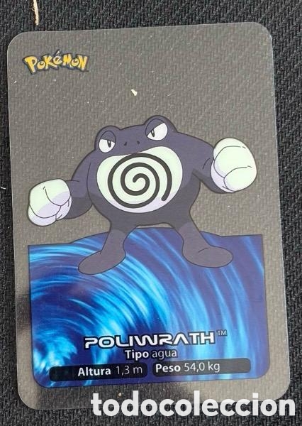 POLIWRATH Carta Lamincards lamin card Pokemon
