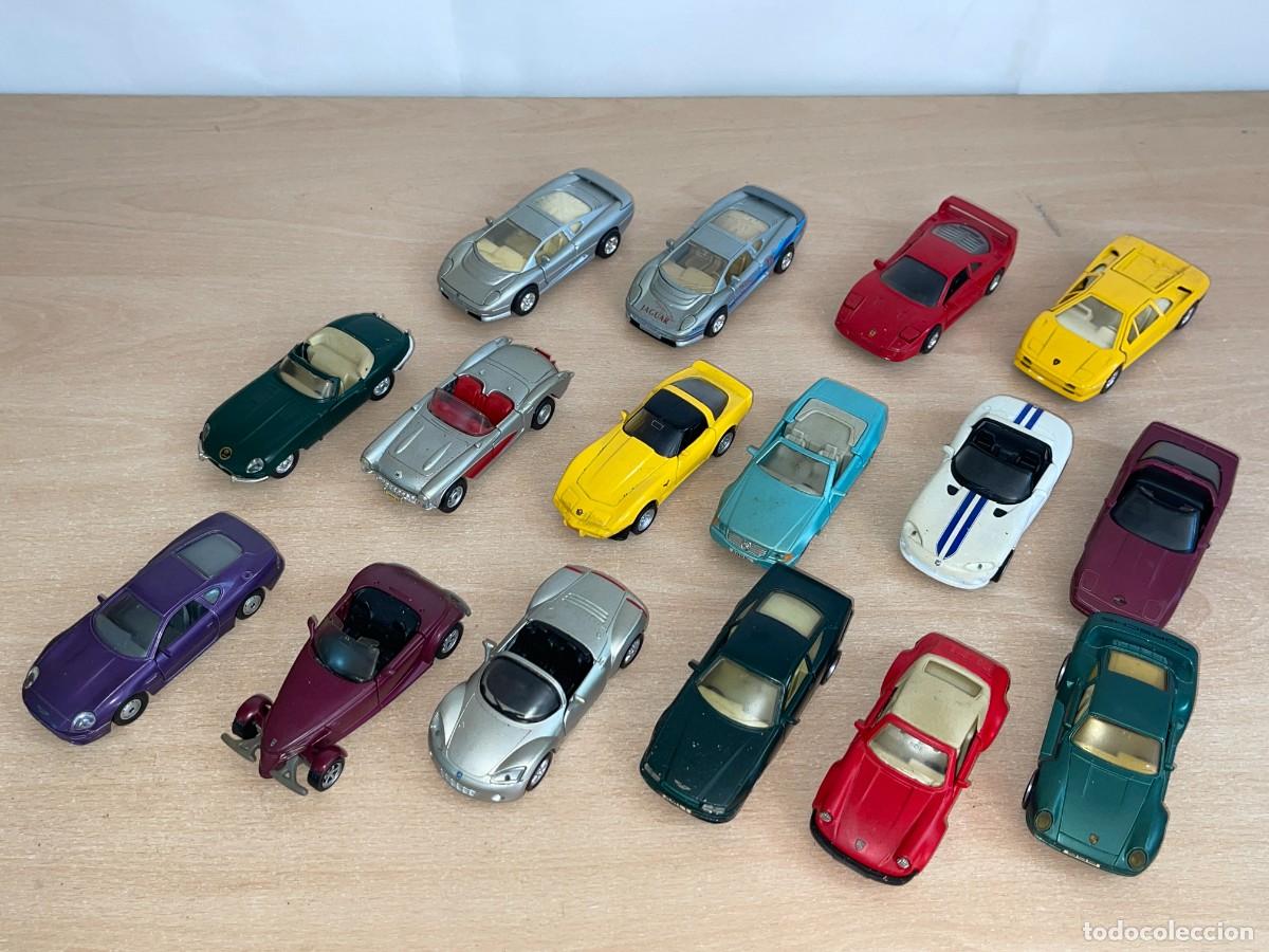 Maisto Welly LOTE 16 COCHES Deportivos 1:43 Porsche Mercedes Ferrari Lamborghini Jaguar die-cast