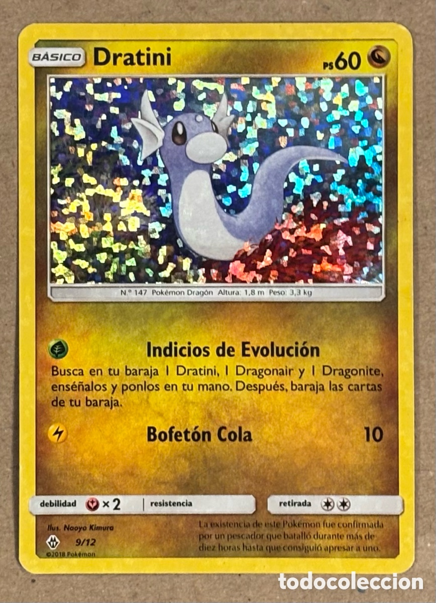 DRATINI. CARTA HOLO POKÉMON MCDONALDS COLLECTION 2018. #9/12.