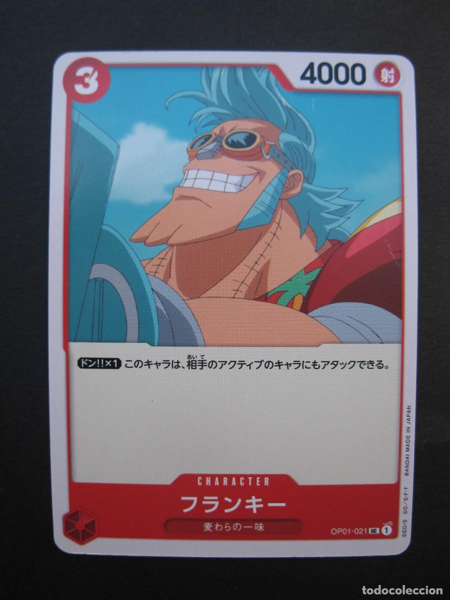 CARTA - ONE PIECE - TRADING CARD - EN JAPONÉS - BANDAI.