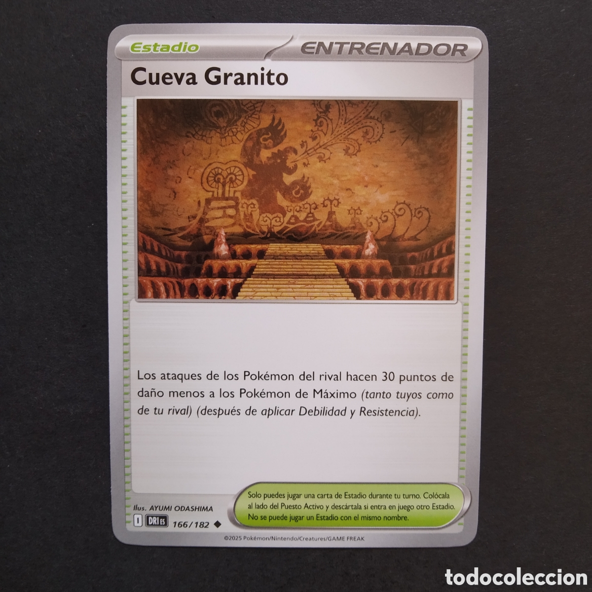 CARTA TCG - Nº 166 - CUEVA GRANITO - RIVALES PREDESTINADOS - POKÉMON - EN ESPAÑOL