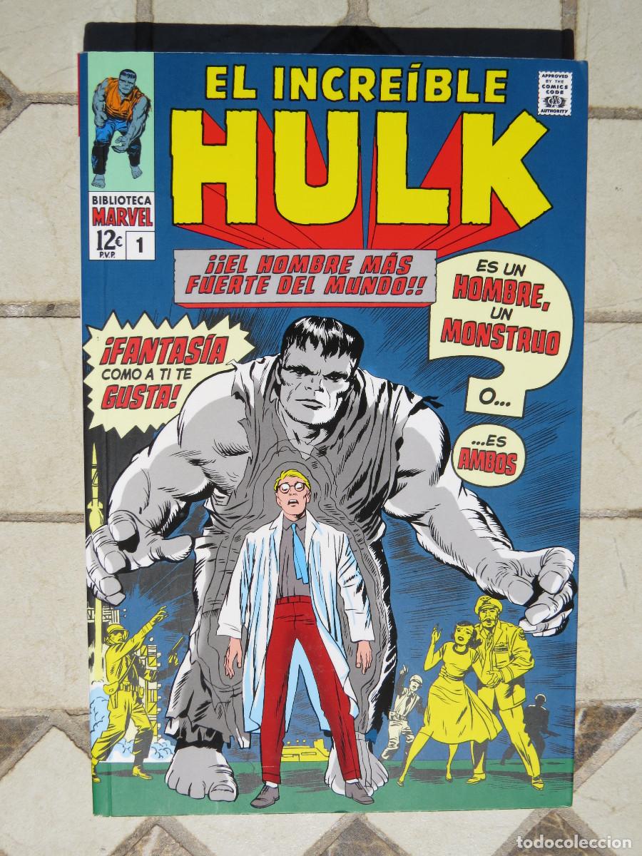 EL INCREIBLE HULK 1 BIBLIOTECA MARVEL 1962 - 63 MARVEL COMICS PANINI