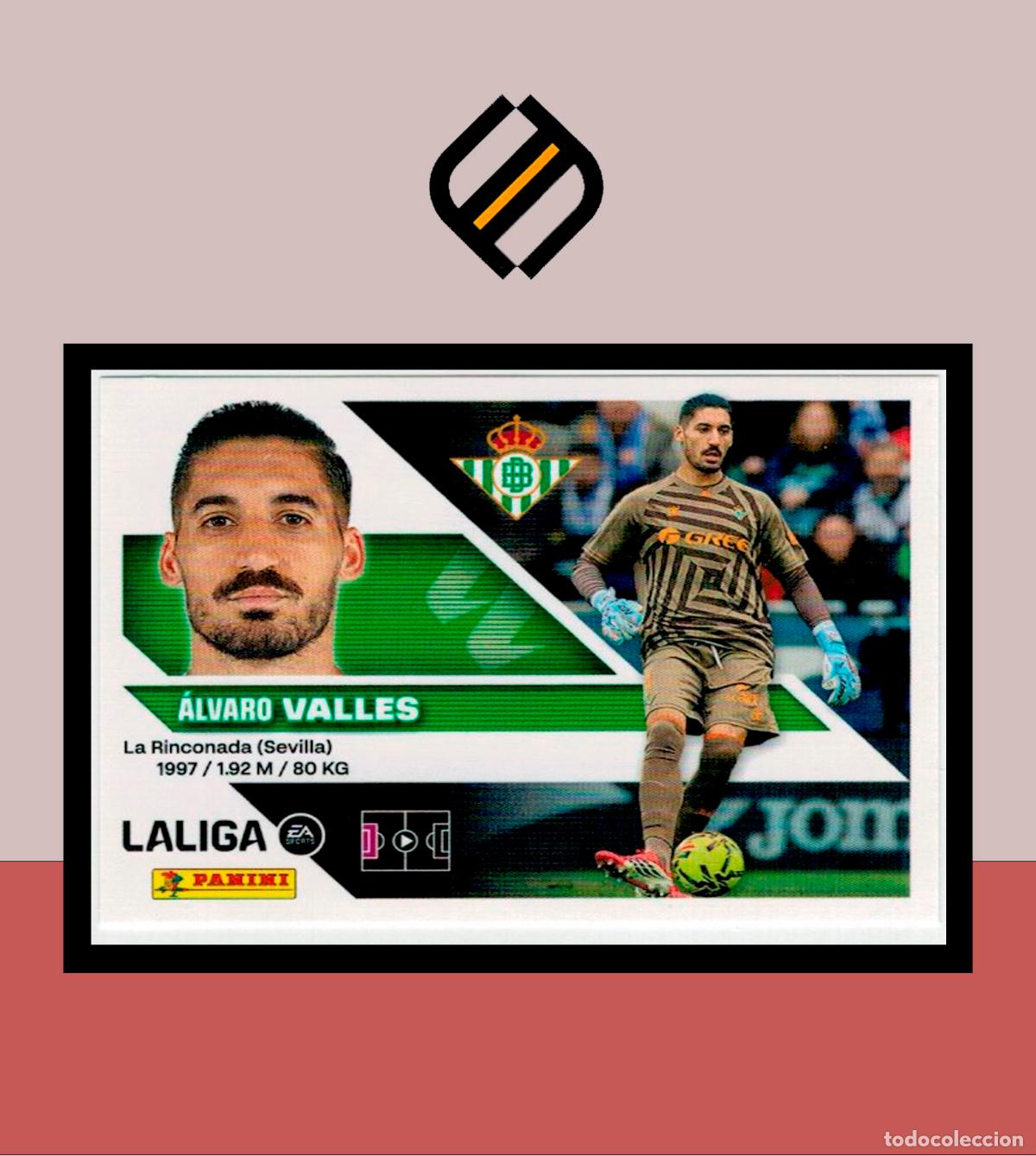 LIGA ESTE 2026 2027 26 27 PANINI REAL BETIS Nº 3 VALLES STICKER ALBÚM COLECCIÓN