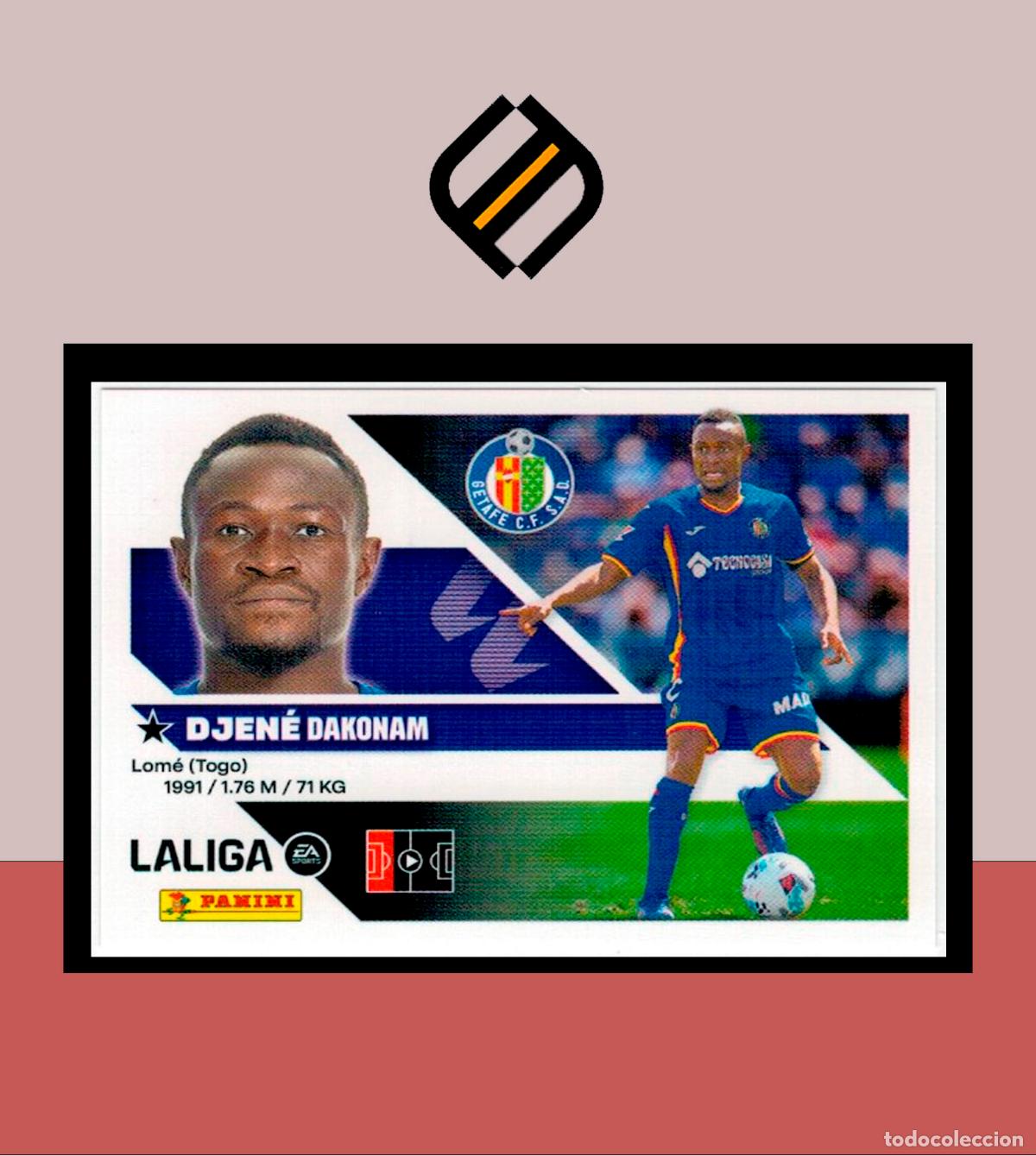 LIGA ESTE 2026 2027 26 27 PANINI GETAFE CF Nº 6 DJENÉ STICKER ALBÚM COLECCIÓN