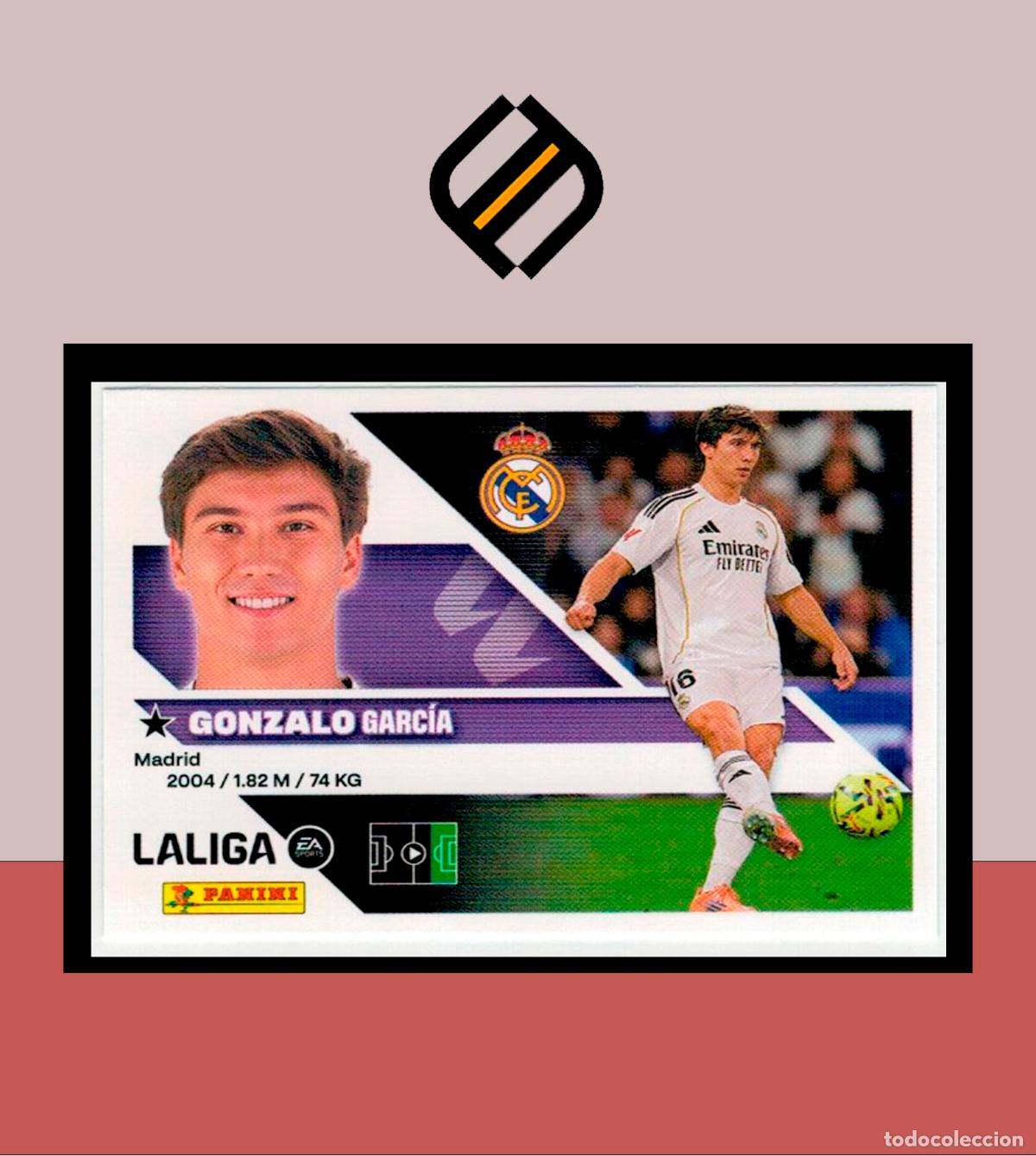 LIGA ESTE 2026 2027 26 27 PANINI REAL MADRID Nº 17 GONZALO STICKER ALBÚM COLECCIÓN