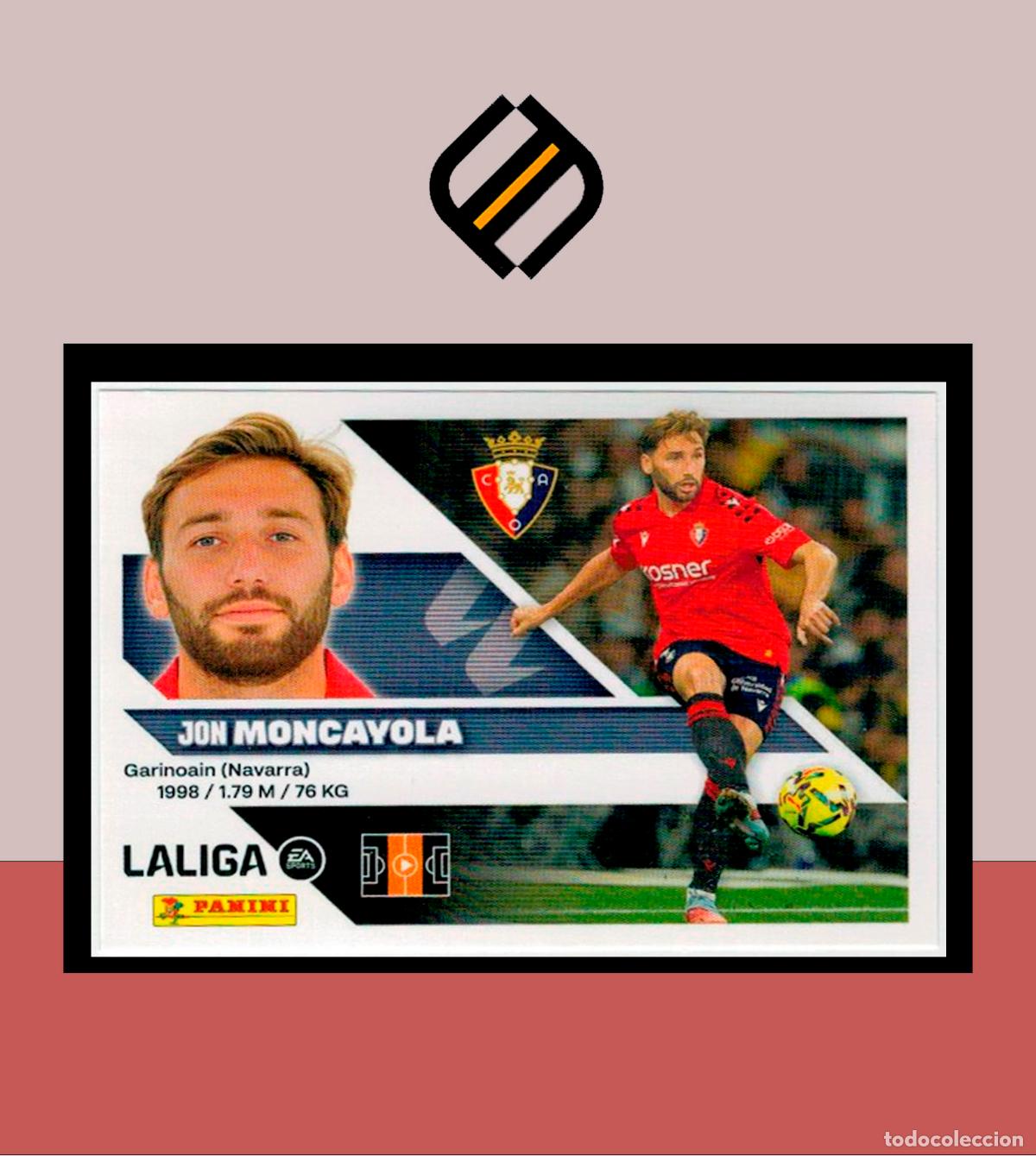LIGA ESTE 2026 2027 26 27 PANINI CA OSASUNA Nº 12 MONCAYOLA STICKER ALBÚM COLECCIÓN