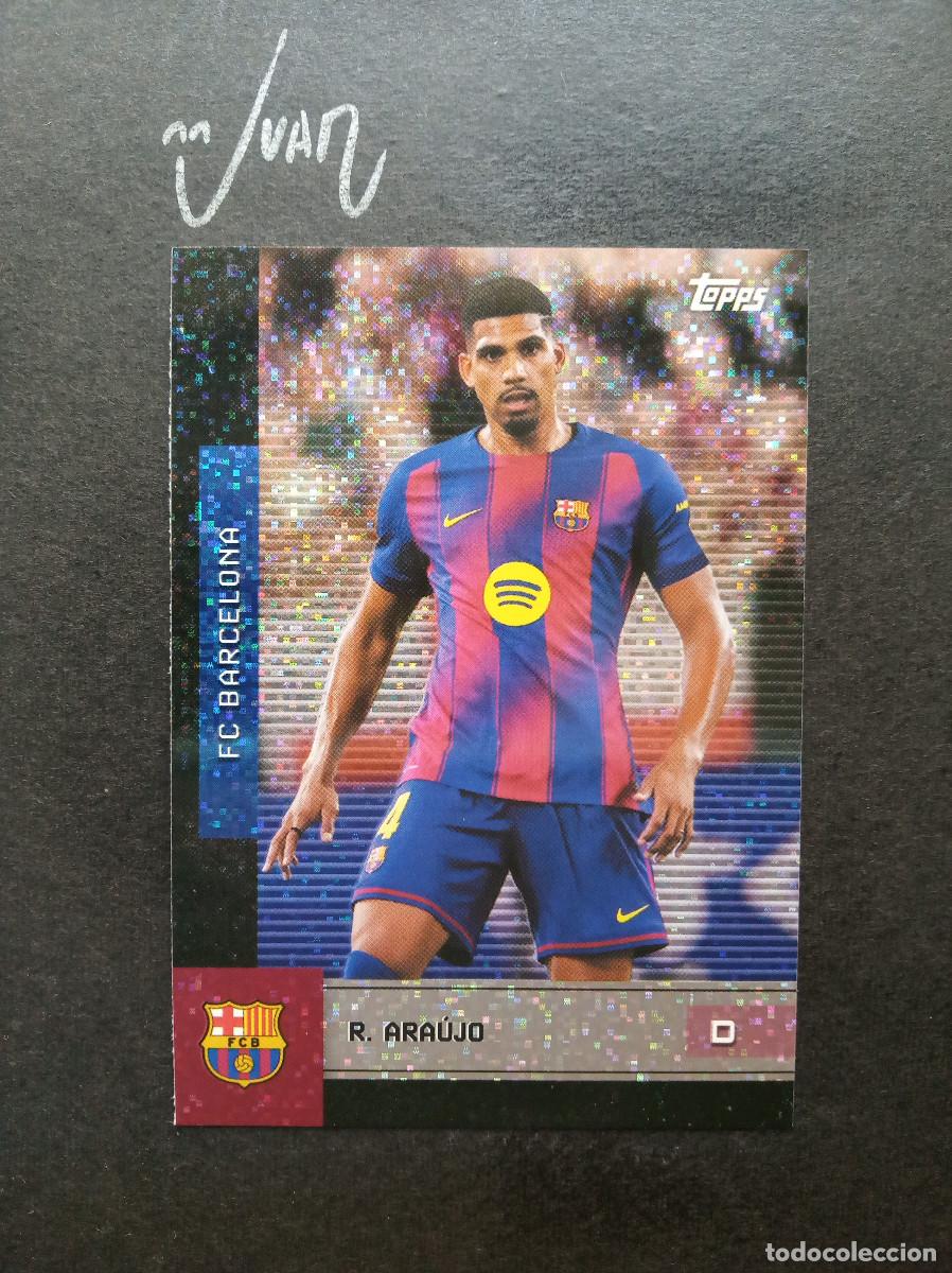 Nº 3 PARALELA STATIC RONALD ARAUJO FC BARCELONA URUGUAY ⚽ TOPPS ® TEAM SET BARÇA 2025 2026 25 26