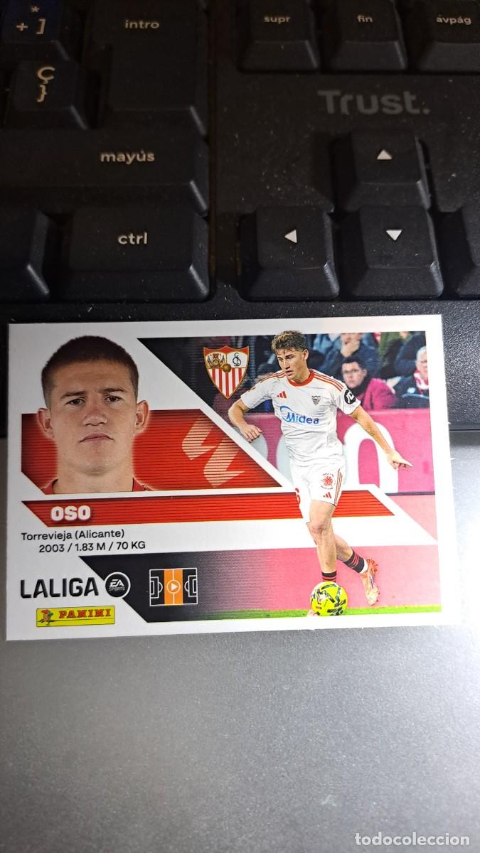 CROMO OSO 11 SEVILLA LIGA 2026 2027 26 27 ESTE PANINI NUNCA PEGADO