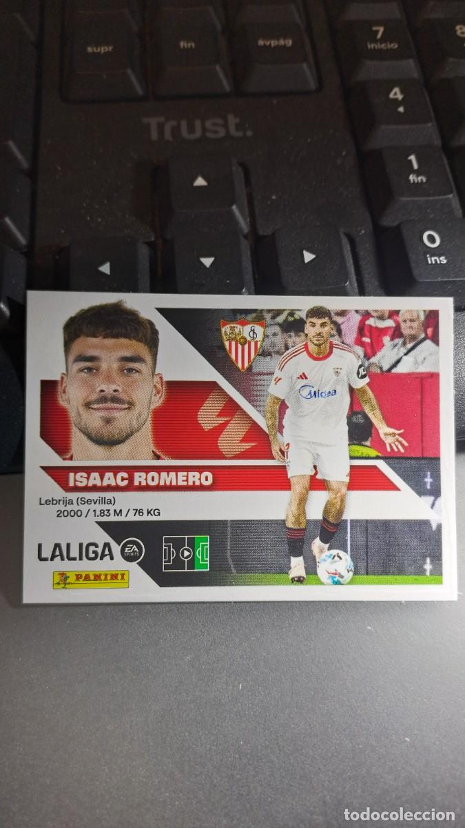 CROMO ISAAC ROMERO 20 SEVILLA LIGA 2026 2027 26 27 ESTE PANINI NUNCA PEGADO