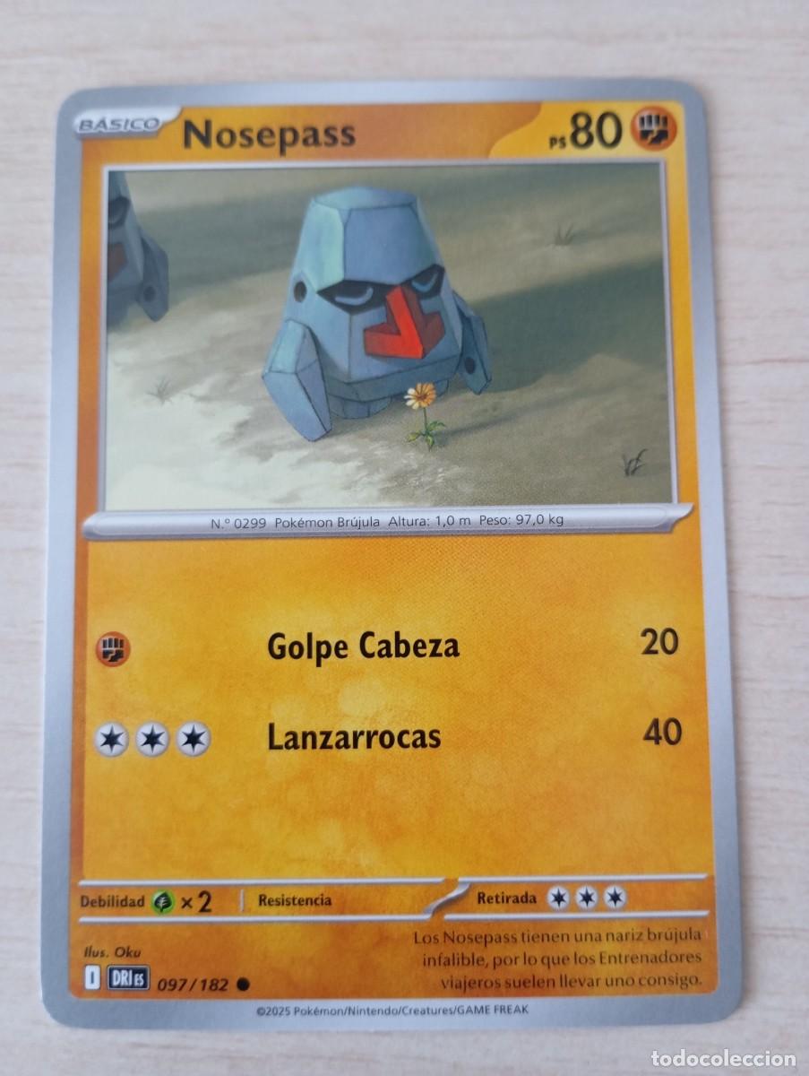 Carta Pokémon Nosepass original
