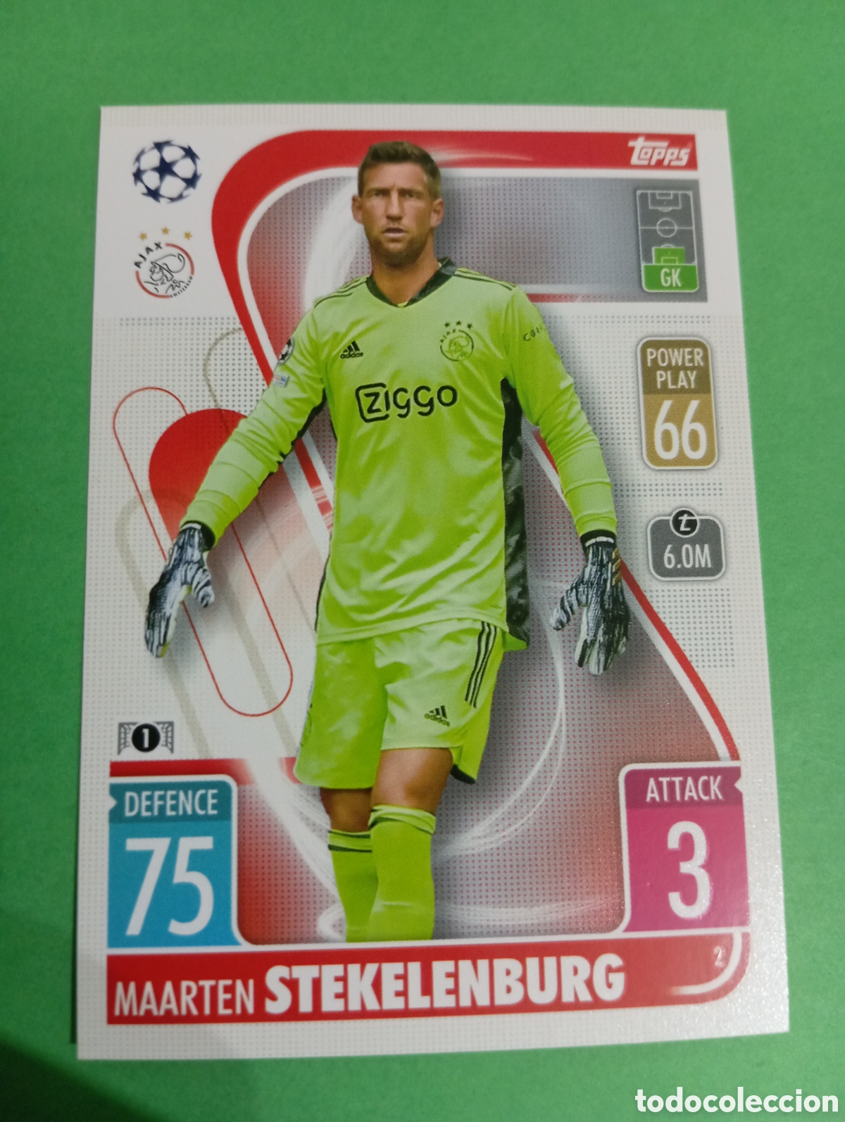 Stelekelenburg Ajax n°2 / TOPPS MATCH ATTAX 2021/2022