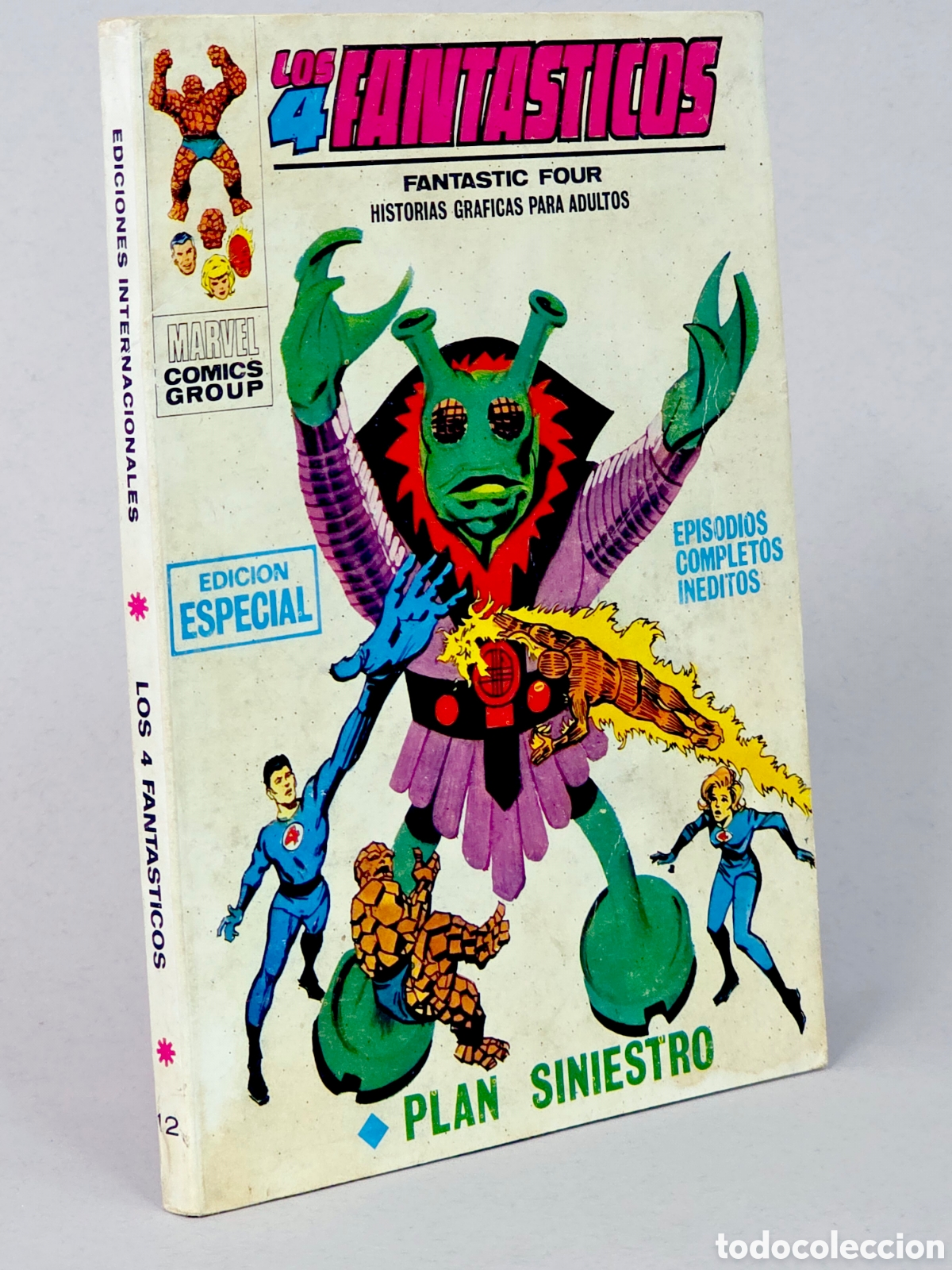 CÓMIC LOS 4 FANTÁSTICOS 12 PLAN SINIESTRO VOL.1 VERTICE TACO MARVEL VOLUMEN BUEN ESTADO