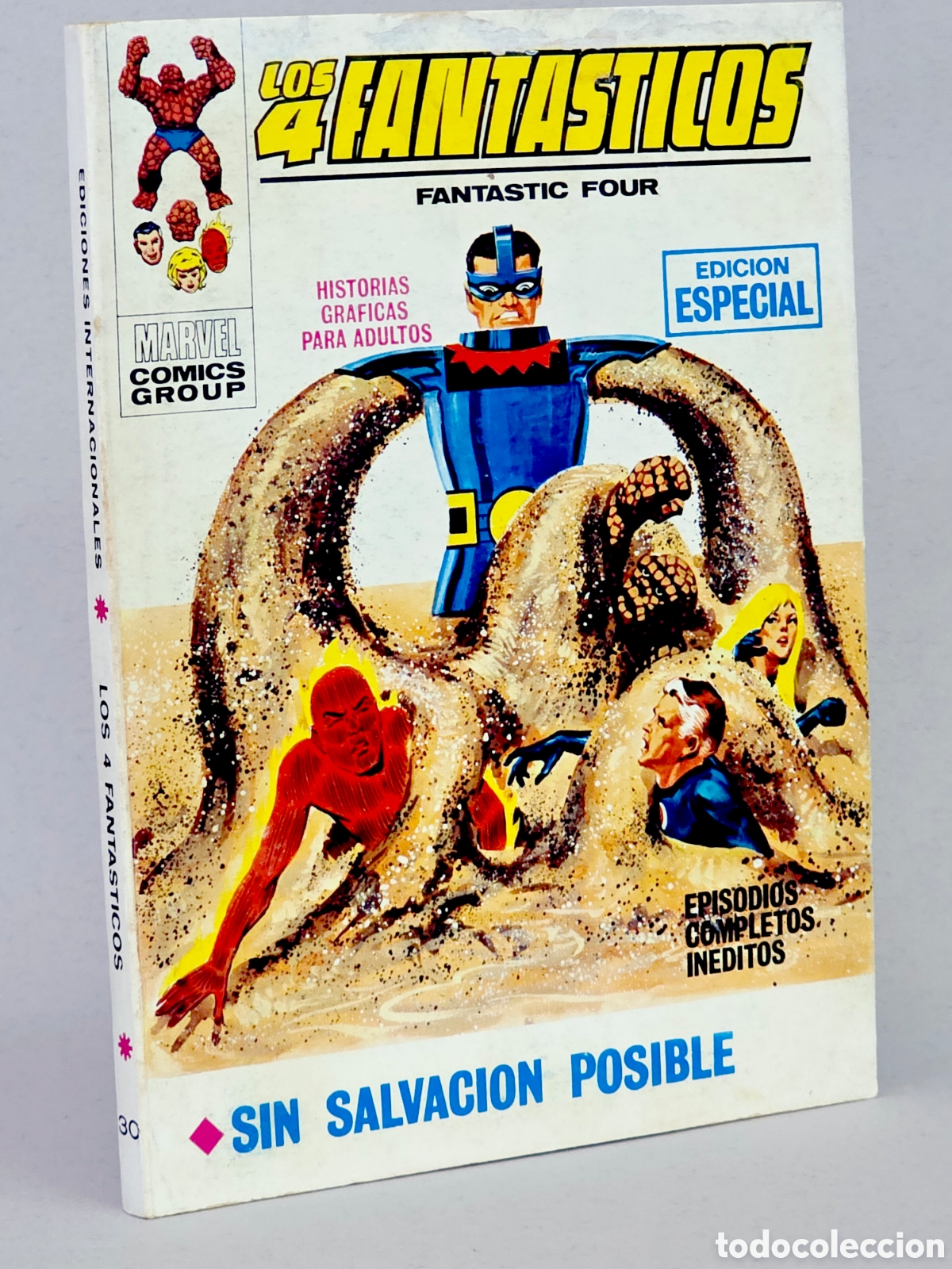 CÓMIC LOS 4 FANTÁSTICOS 30 SIN SALVACIÓN POSIBLE VOL.1 VERTICE TACO MARVEL VOLUMEN BUEN ESTADO