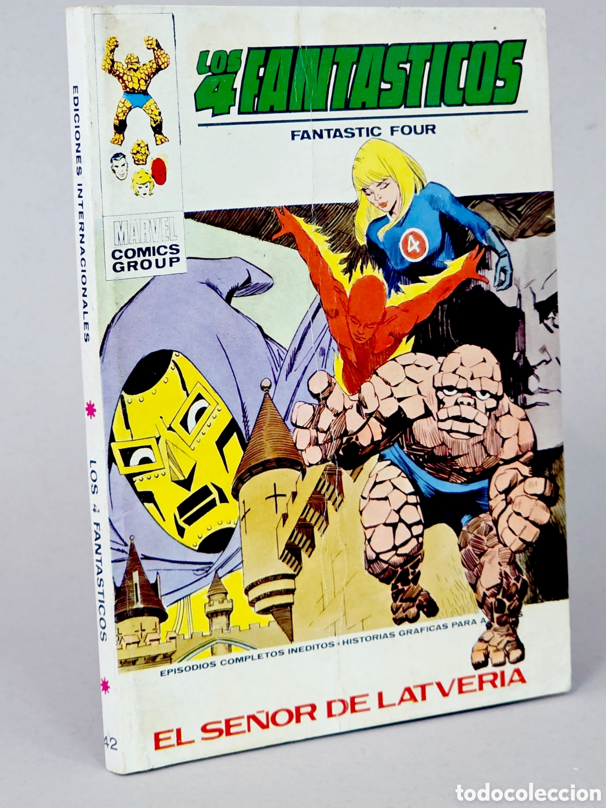 CÓMIC LOS 4 FANTÁSTICOS 42 EL SEÑOR DE LATVERÍA VOL.1 VERTICE TACO MARVEL VOLUMEN MUY BUEN ESTADO