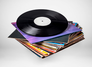Purchase and sale of vinyl records, CDs and all types of music