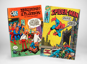 Purchase and sale of antique comics and tebeos