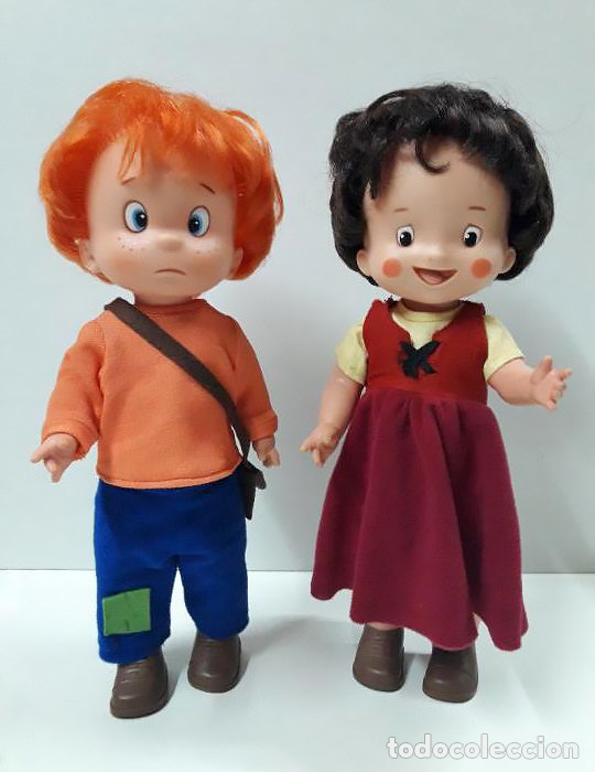 Muñecos Heidi y Pedro