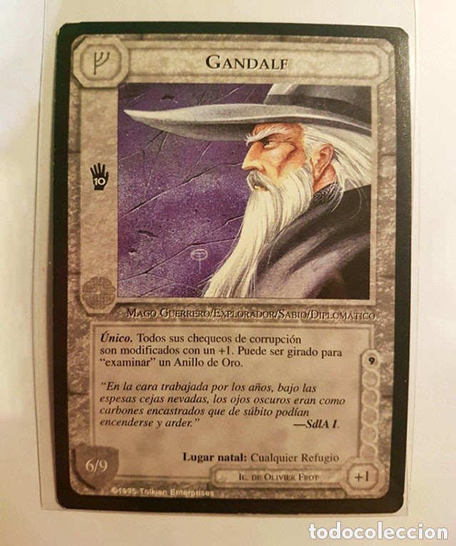 Carta Gandalf El Señor de los Anillos.