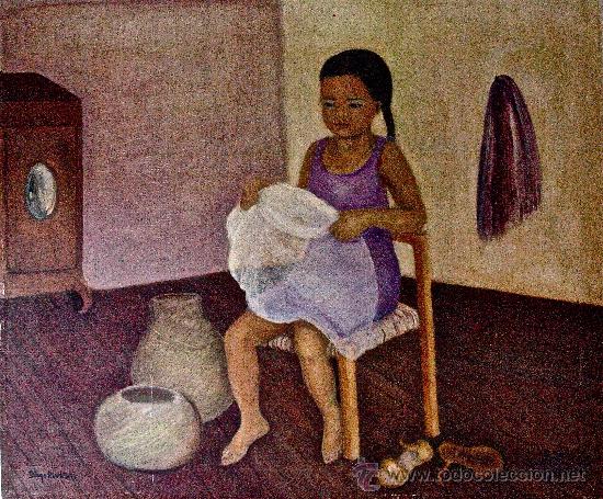 Niña descalza de Diego Rivera