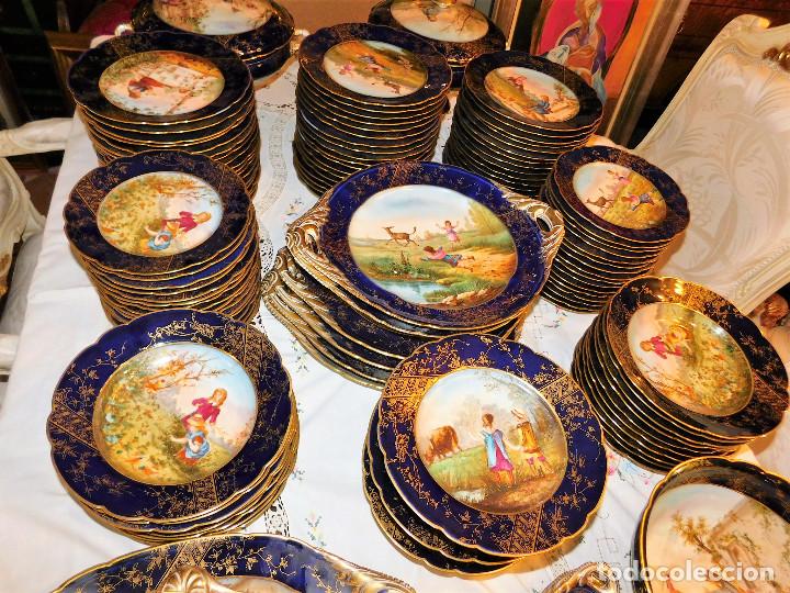 Vajilla de Bleu de Sevres