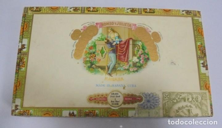 Caja de puros Romeo y Julieta