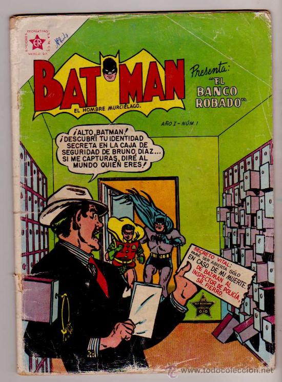 Cómic de Batman el hombre murciélago, número 1