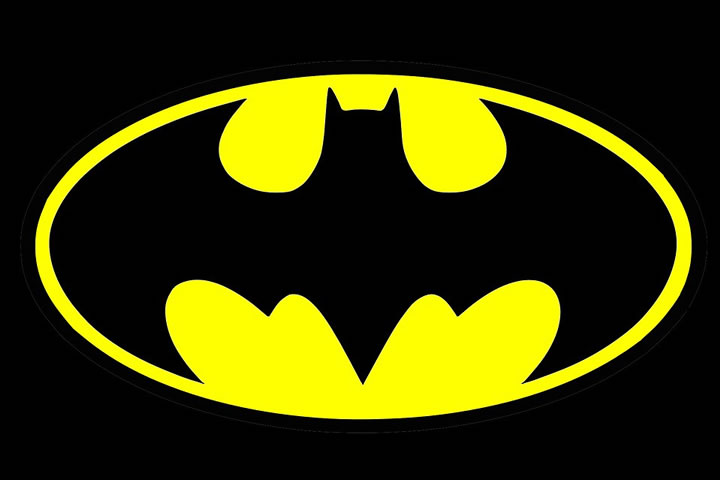 Logo amarillo de Batman