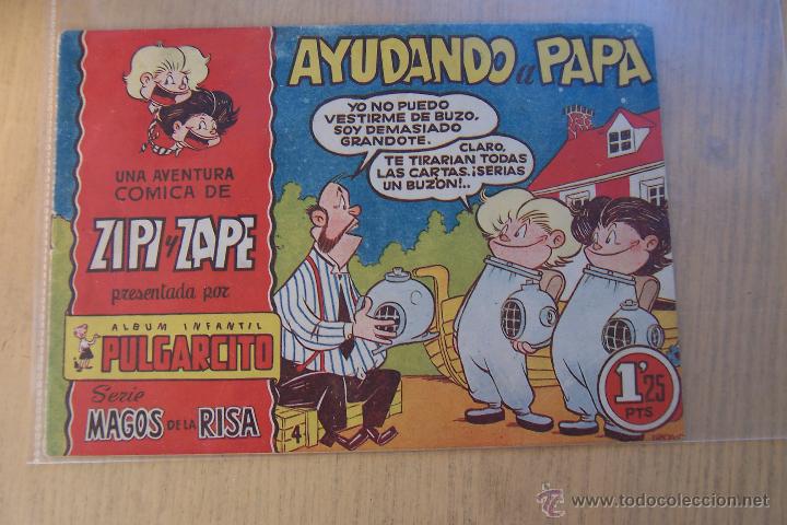 Zipi y Zape ayudando a papá