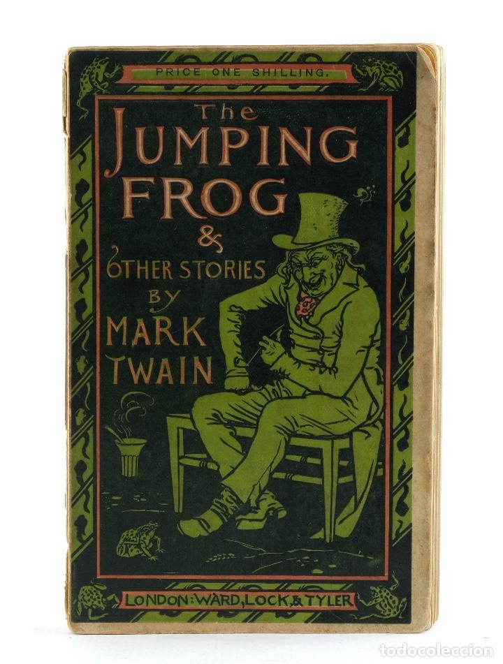 Primera edición de The jumping frog de Mark Twain