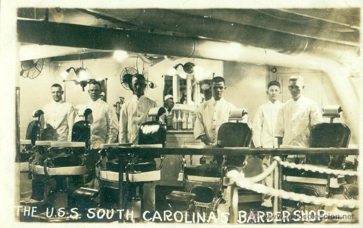 Fotografía de barbería antigua USA
