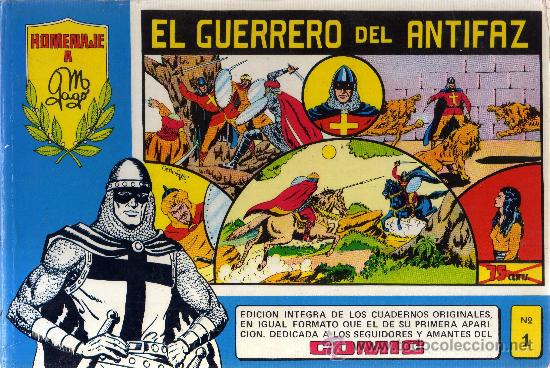 Guerrero del Antifaz homenaje a M Gago