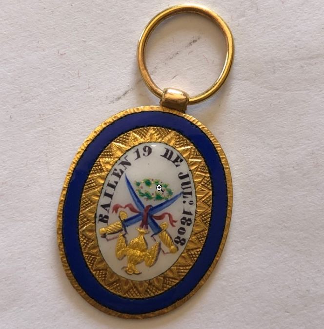 Subasta Extra Navidad: Colgante dorado de Bailén