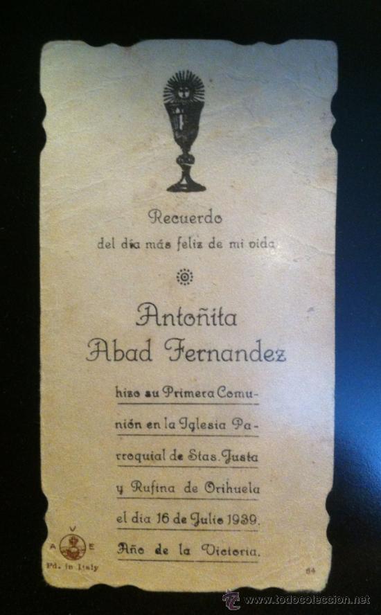 Primera comunión Sara Montiel