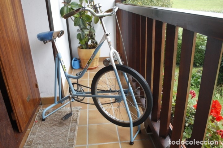 Bicicleta est&aacute;tica antigua